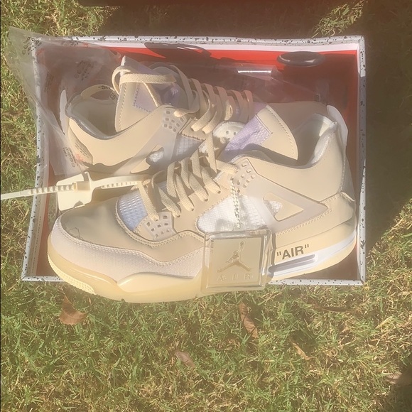 Off-White Jordan 4 Sail Retro - Picture 3 of 6